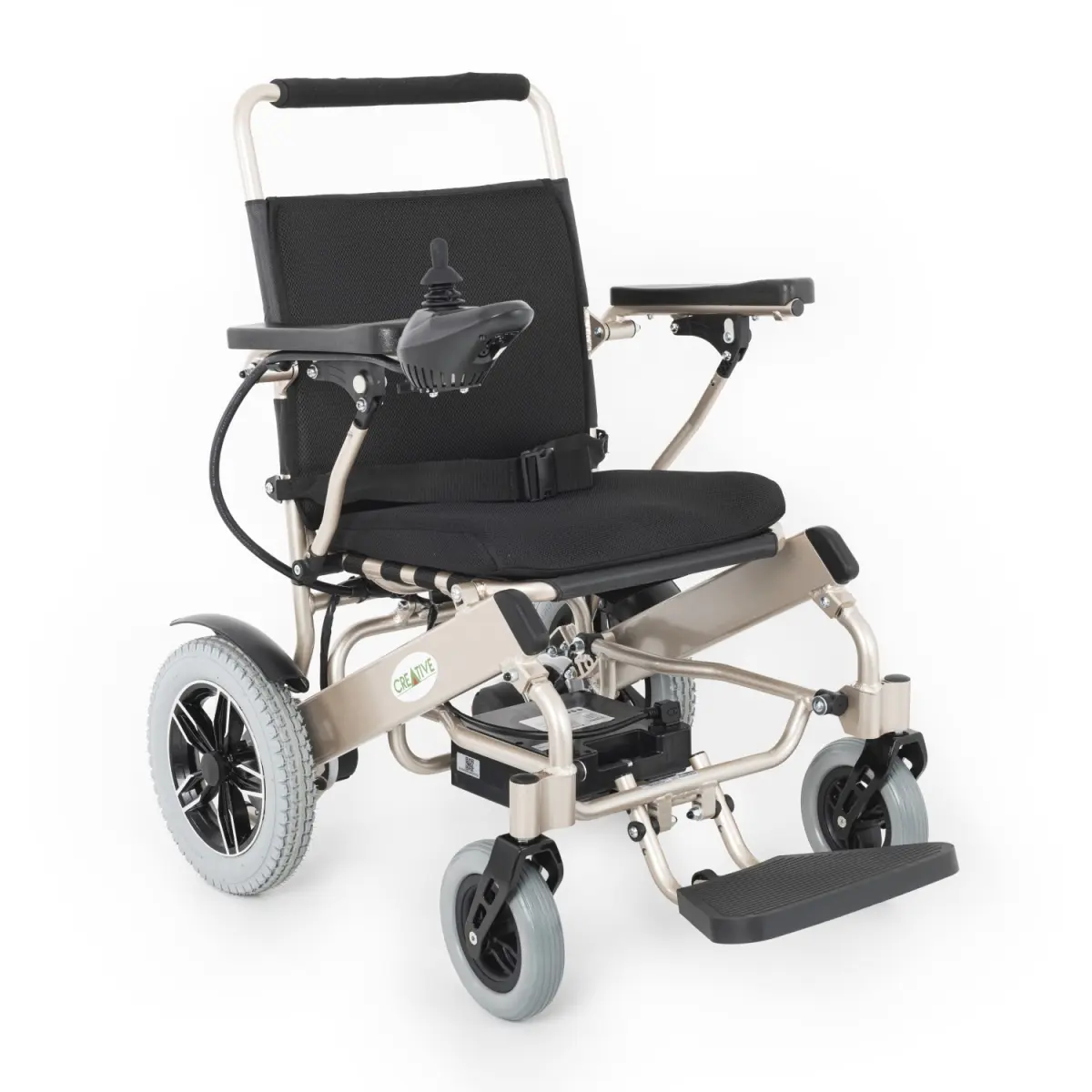 Creative CR-6012 Large Lityum Pilli Akülü Tekerlekli Sandalye 51cm (Uzaktan Kumandalı)